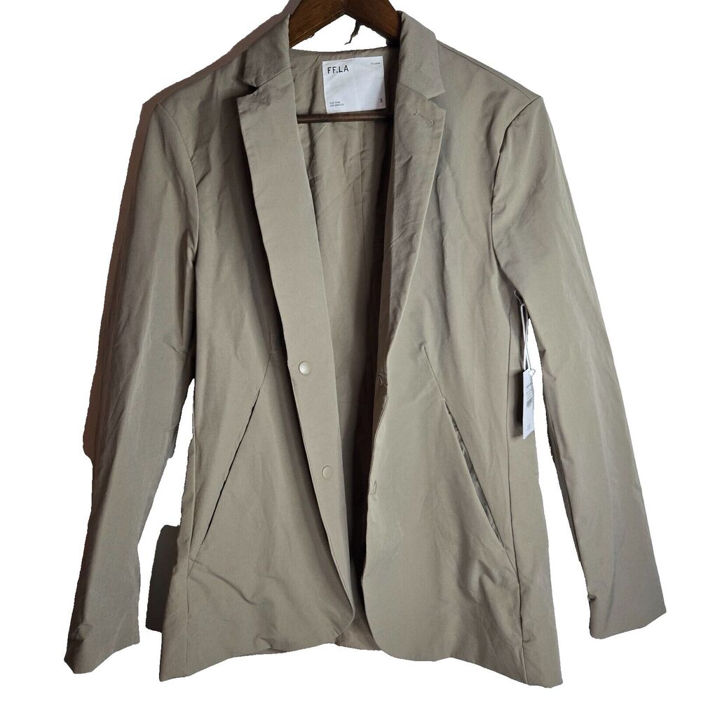 NWT Five Four Nomad Blazer Tan Mens Small